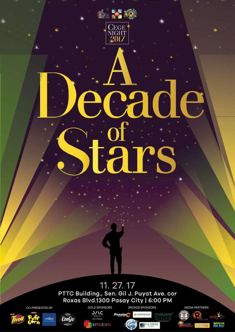 CEGE Night 2017 poster