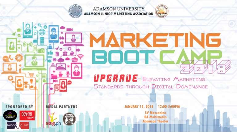 Marketing Boot Camp 2018 event poster