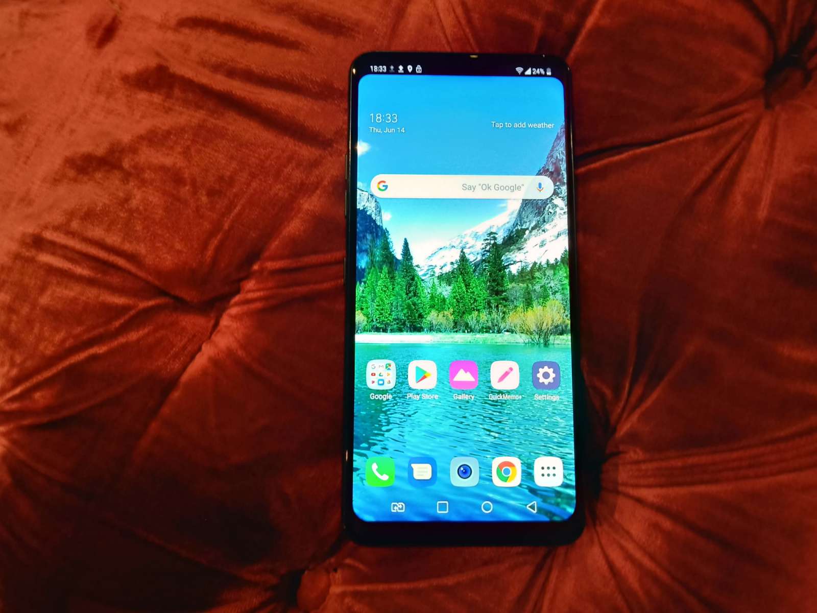 LG G7 ThinQ front