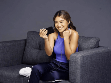 Nadine Lustre Samsung Galaxy J6 favorite shows