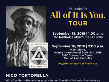 Nico Tortorella - MIBF 2018 poster