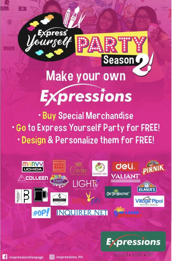 Make your own Expressions event poster