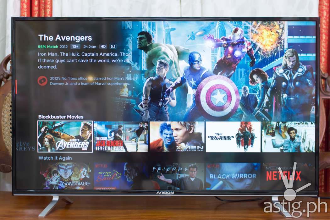 Netflix - Avision Smart TV 40FL801