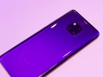 Huawei Mate 20 Pro - back showing camera