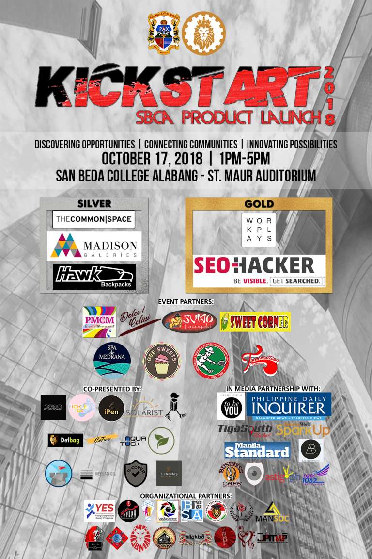 KICKSTART 2018 SBCA PRODUCT LAUNCH - OFFICIAL EVENT POSTER