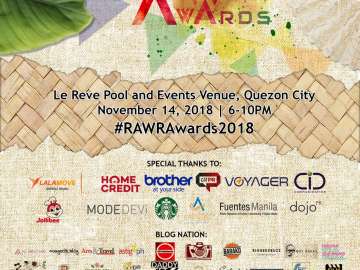 RAWR Awards 2018 Poster