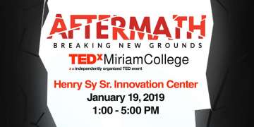 TED Talks Miriam College Aftermath Official Poster