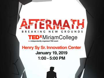 TED Talks Miriam College Aftermath Official Poster