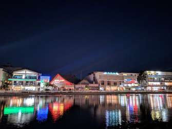 Night shot - Boracay Philippines re-opening smartphone photo taken on an ASUS ZenFone 5 by Den Uy of TechKuya