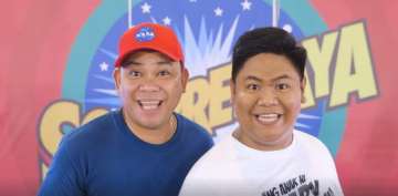 Kapamilya komikeros Jobert Austria at Nonong turn into hosts for Sorpresaya, CineMo's first game show on ABS-CBN TVPlus