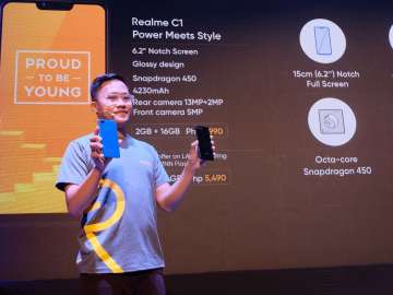 Eason de Guzman, PR Manager for Realme Philippines - Realme C1 Philippine launch