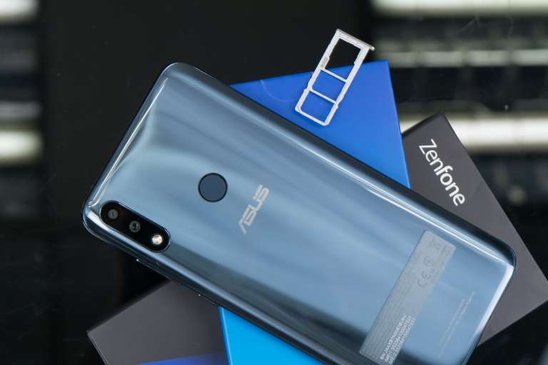Back with SIM tray on box - ASUS ZenFone Max Pro M2 (Philippines)