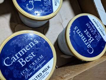 Carmen's Best Ice Cream Malted Milk Hokey Pokey