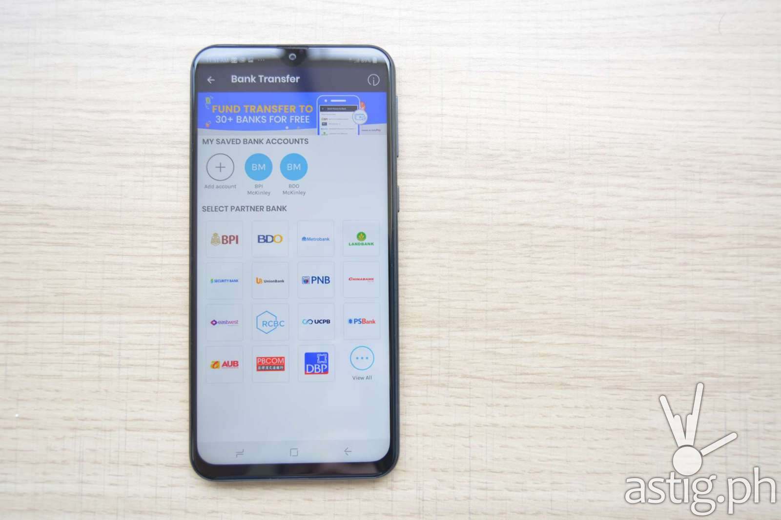 List of over 30 supported banks - GCash Bank Transfer