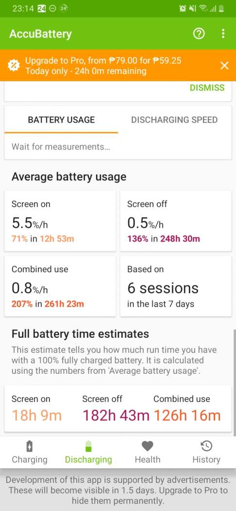 AccuBattery - Samsung Galaxy A20 (Philippines)