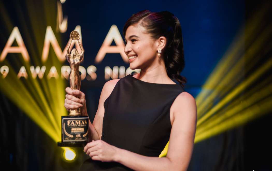 FAMAS FPJ Memorial Award recipient Anne Curtis