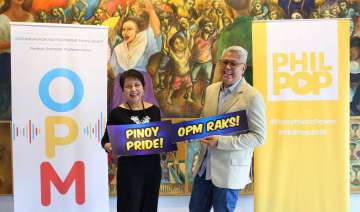 PETA President Cecilia Garrucho and PhilPop Music Festival Chairman and Board Member Maestro Ryan Cayabyab