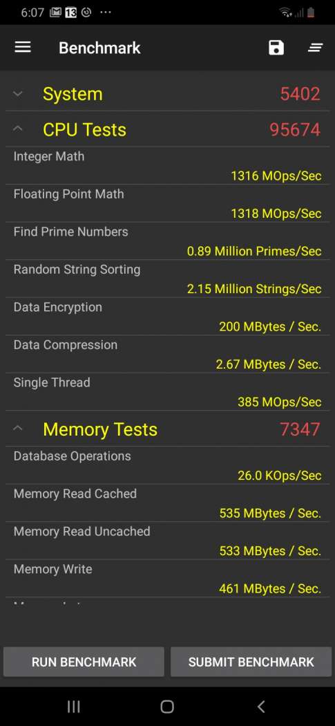 PerformanceTest - Samsung Galaxy A20 (Philippines)