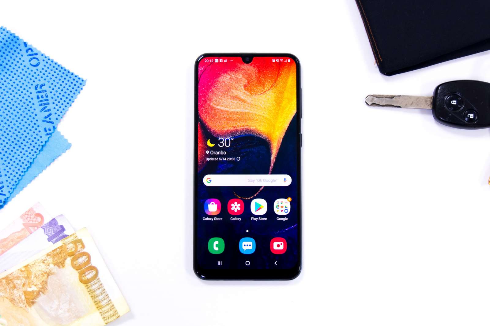 Front flatlay - Samsung Galaxy A50 (Philippines)