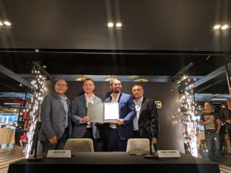 Sennheiser x JB Music MOA signing at the JB Music flagship store along EDSA, Mandaluyong City, Philippines