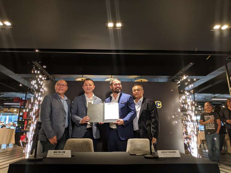 Sennheiser x JB Music MOA signing at the JB Music flagship store along EDSA, Mandaluyong City, Philippines