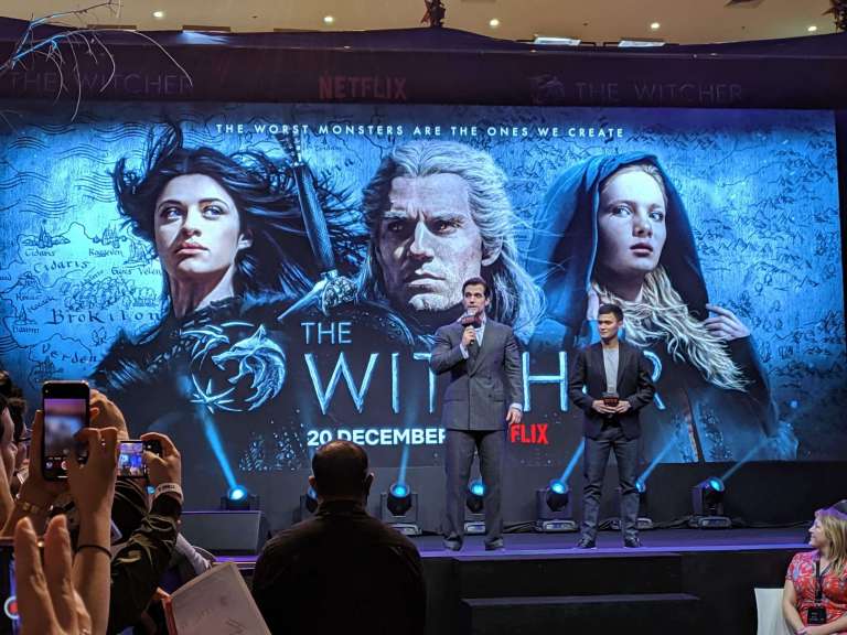 Henry Cavill as "The Witcher" in Manila
