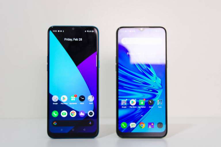 Front - realme C3 vs realme 5i (Philippines)