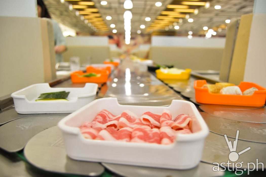 Conveyor belt - Hosaku International Buffet Philippines SM North Tower 2