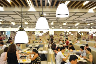 Dining lights - Hosaku International Buffet Philippines SM North Tower 2