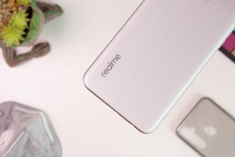 Back showing realme logo - realme 6i (Philippines)