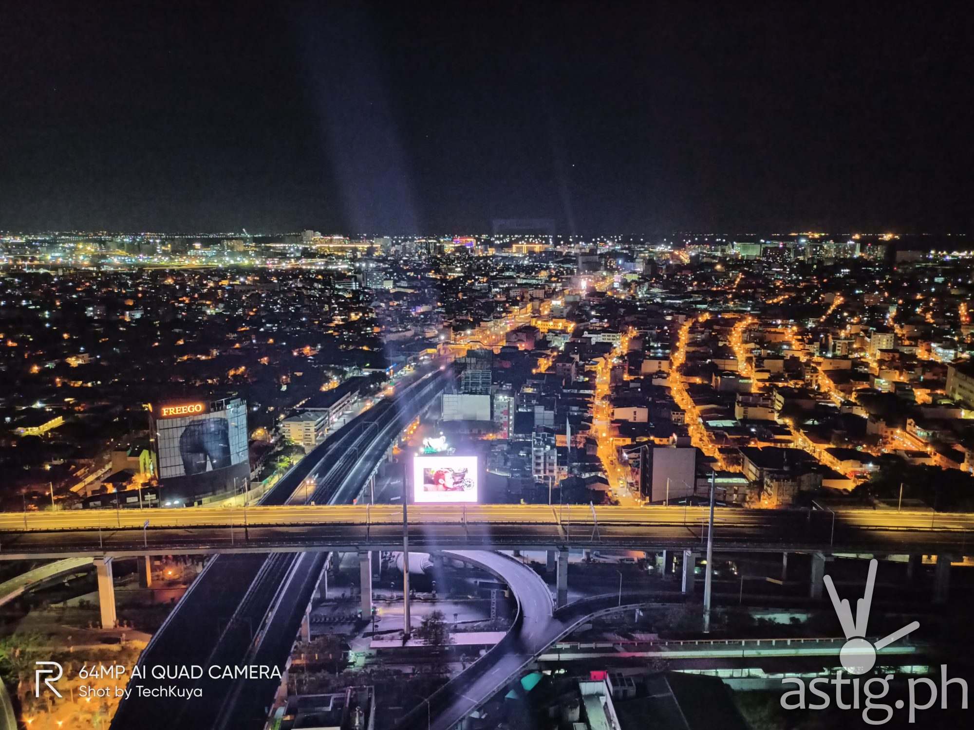 Night mode wide sample photo - Realme 6 (Philippines)