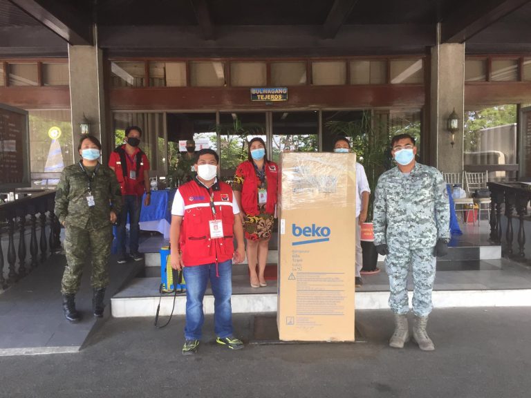 Donation turnover to OCD-NDRRMC, to be brought to COVID facilities in Rizal Stadium, Philippine Arena, and PICC.JPG