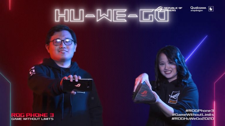 Franz Chan and Leoren Voilan -of ASUS Philippines - ROG Phone 3 launch Philippines