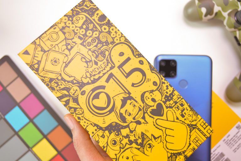 Limited edition C15 custom box designed by Vince Ricohermoso - Realme C15 (Philippines)