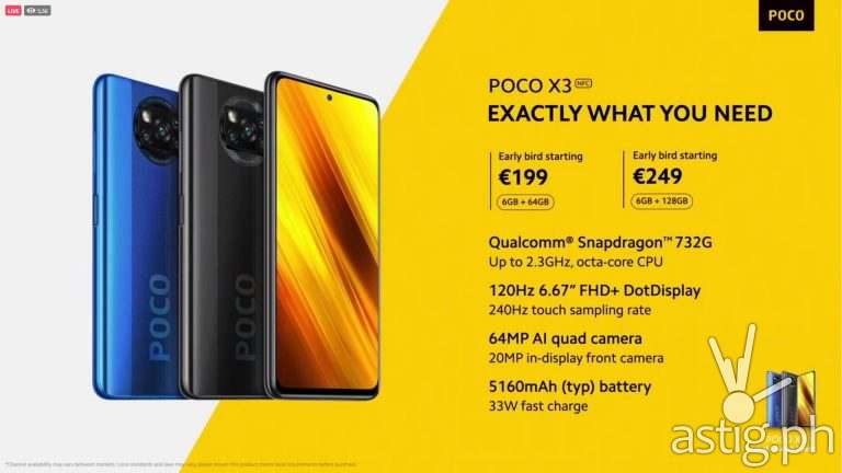 POCO X3 specs price global