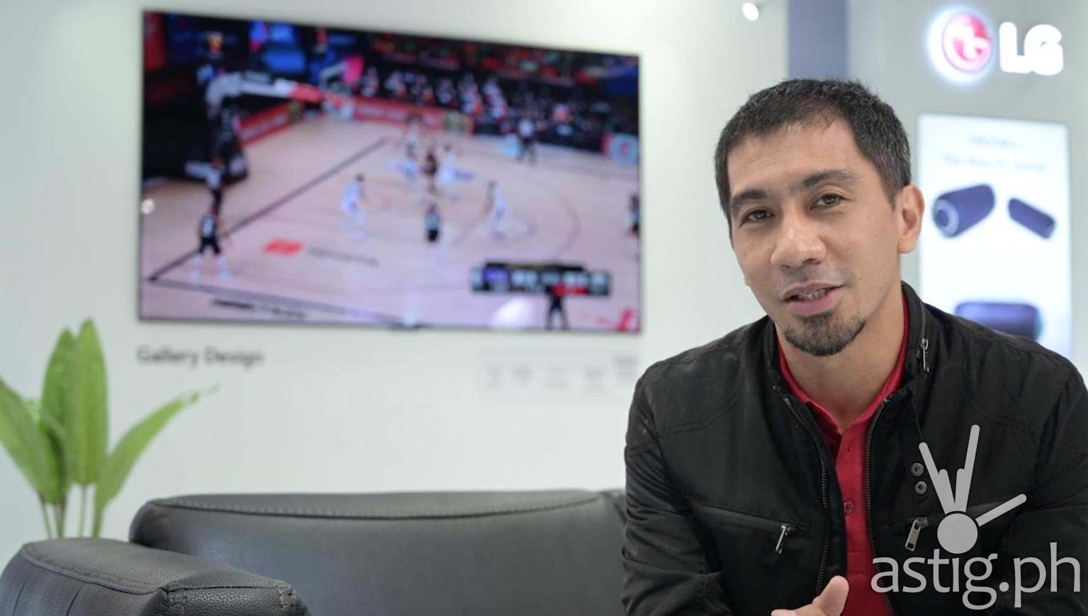 LA Tenorio for LG OLED Sports Experience