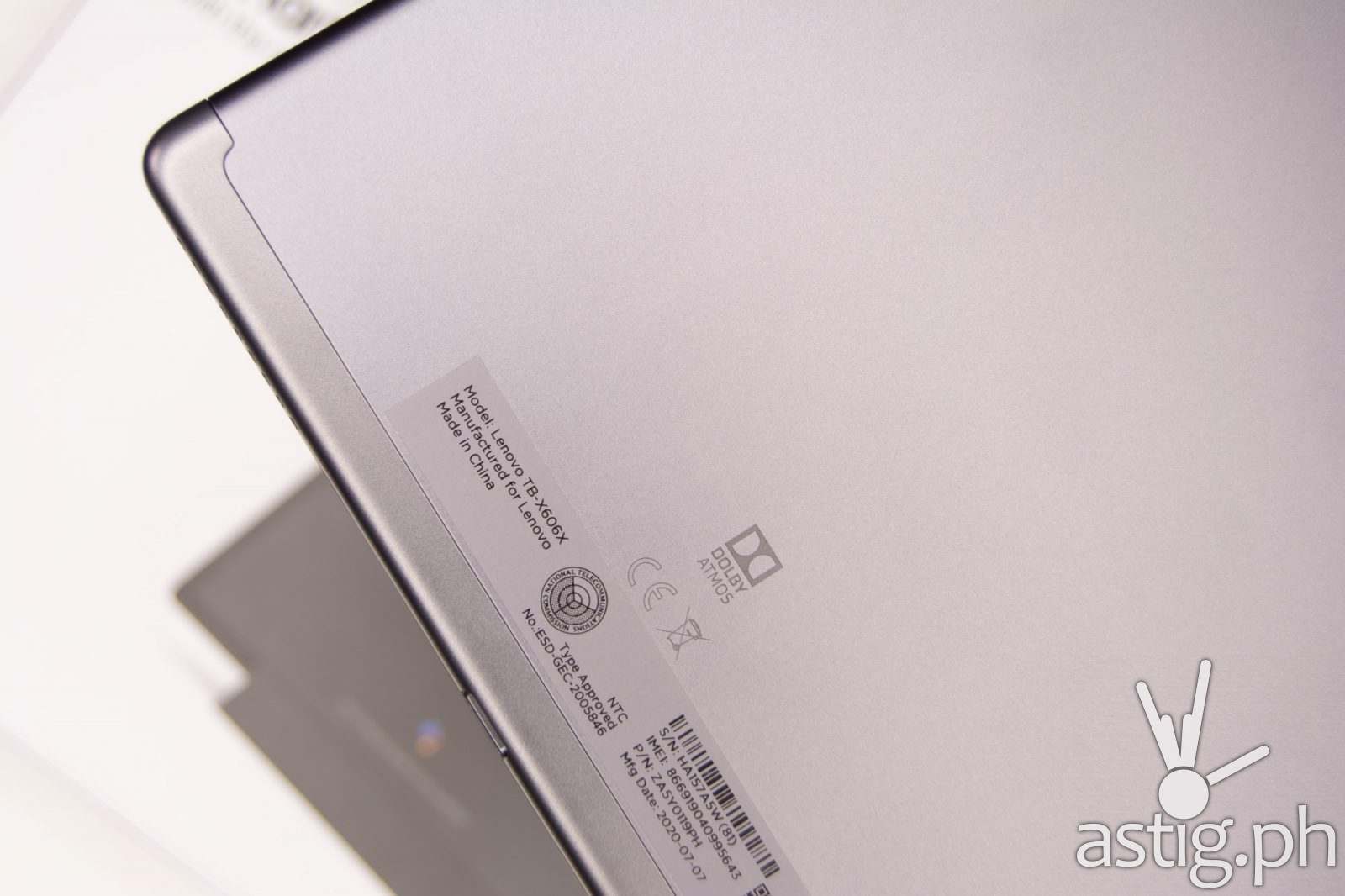 Back lower half - Lenovo Smart Tab M10 FHD Plus (Philippines)