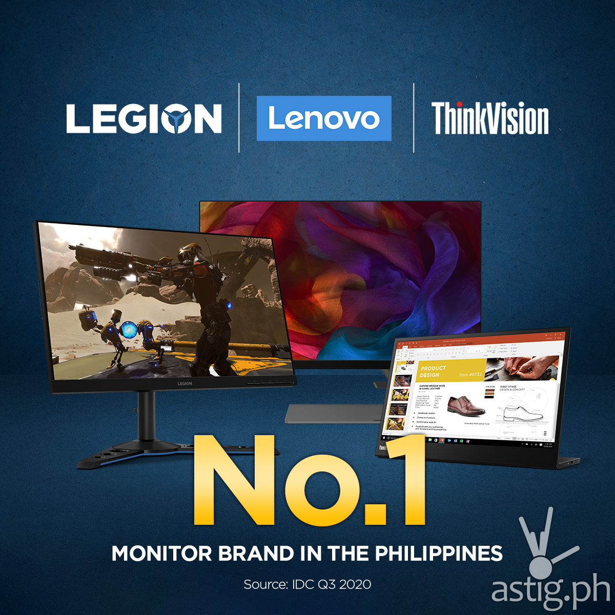 Lenovo named as top monitor brand in PH