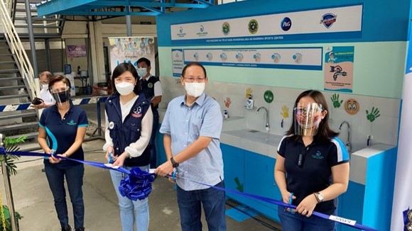 Another handwashing facility installed in Marikina City under the WASH in Pandemic program