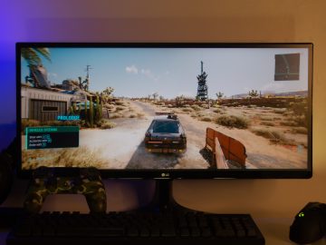 Cyberpunk 20177 gaming - LG 25UM58 UltraWide Monitor (Philippines)