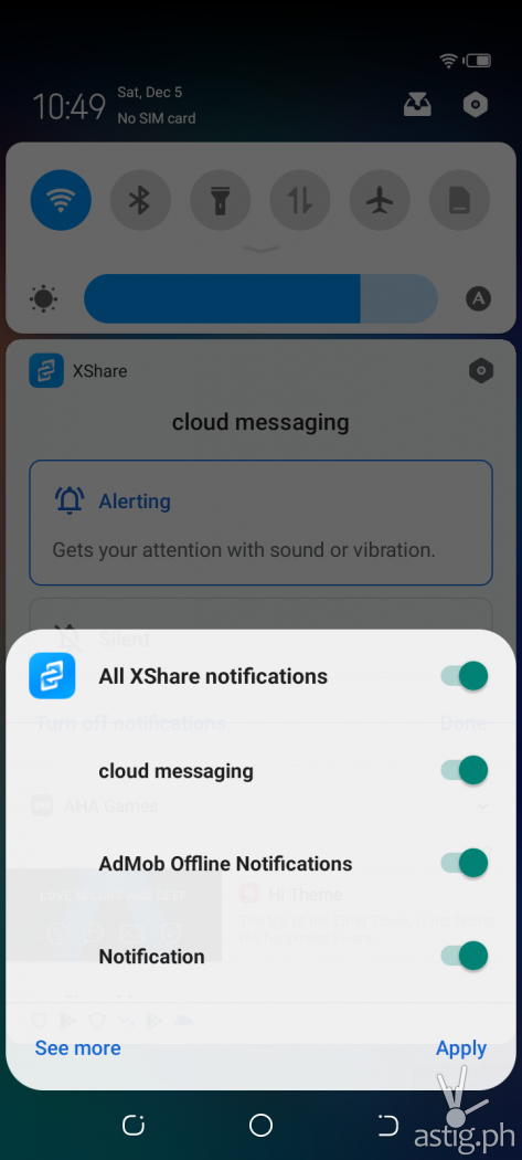 How to disable ads and notifications - TECNO Spark 6 Go