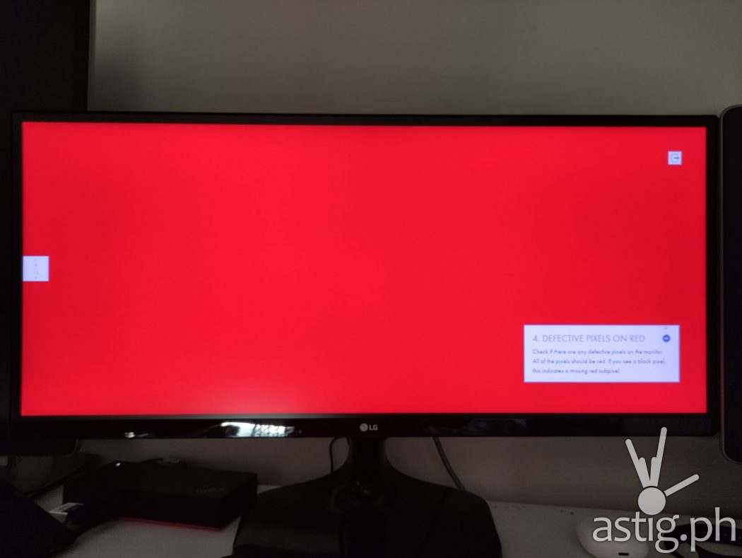 Eizo display test - LG 25UM58 UltraWide monitor