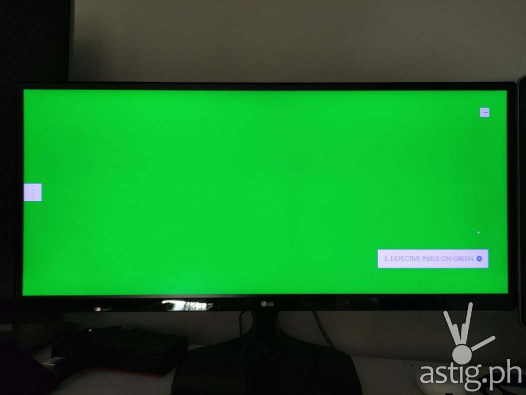 Eizo display test - LG 25UM58 UltraWide monitor