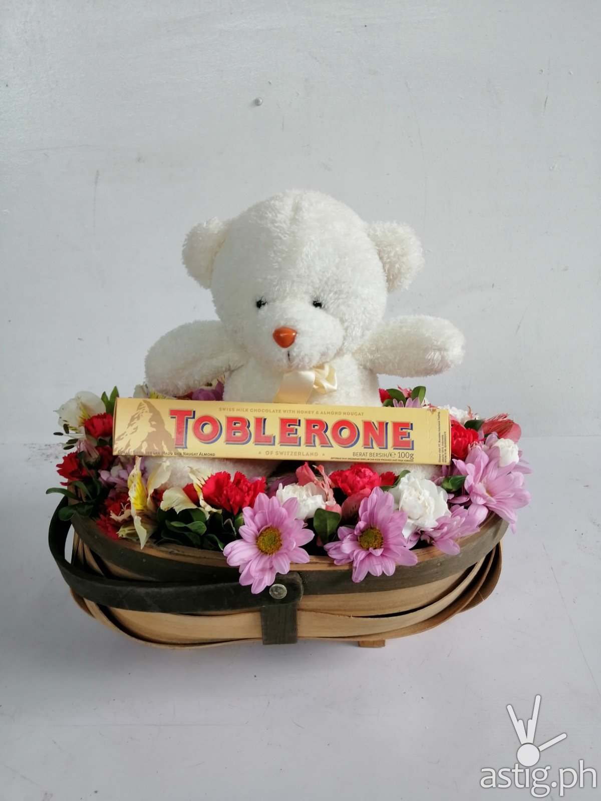 Toblerone Teddy Basket