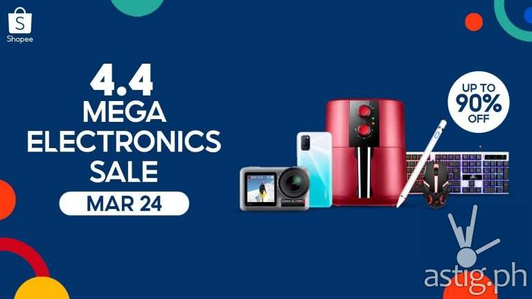 Shopee 4.4 Mega Electronics Sale
