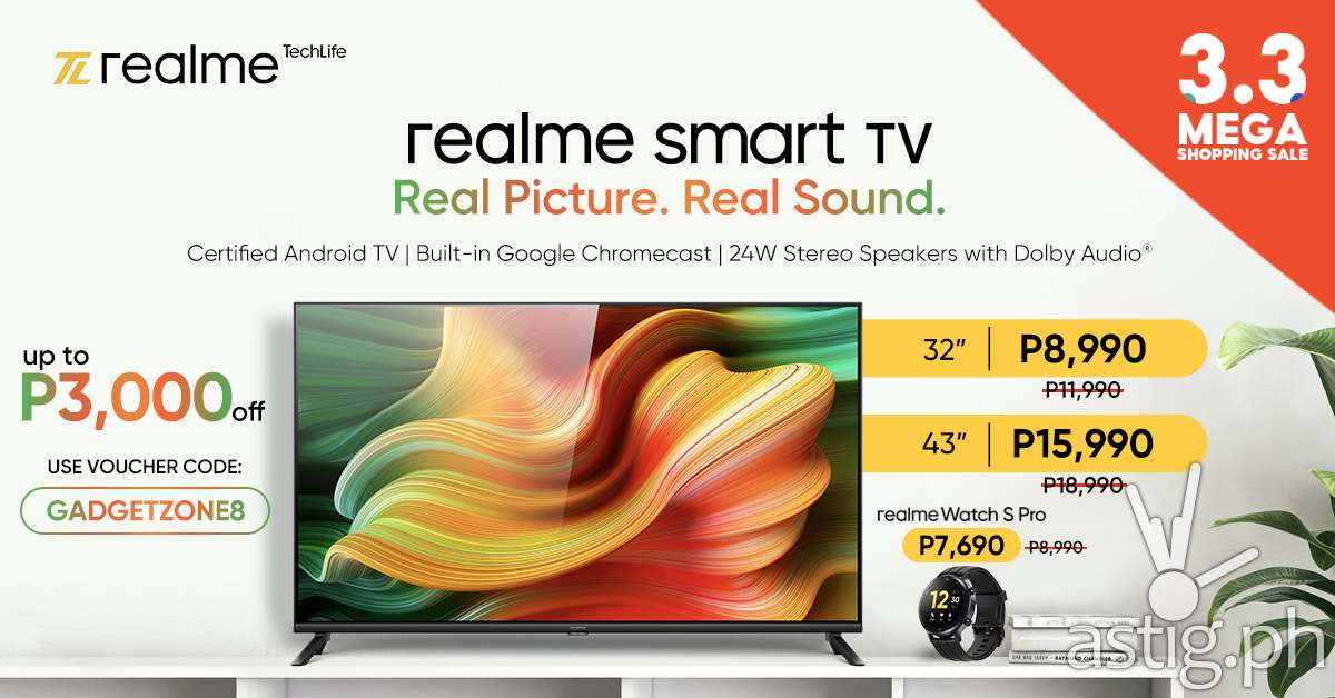 realme Smart TV Shopee 3.3 Discount