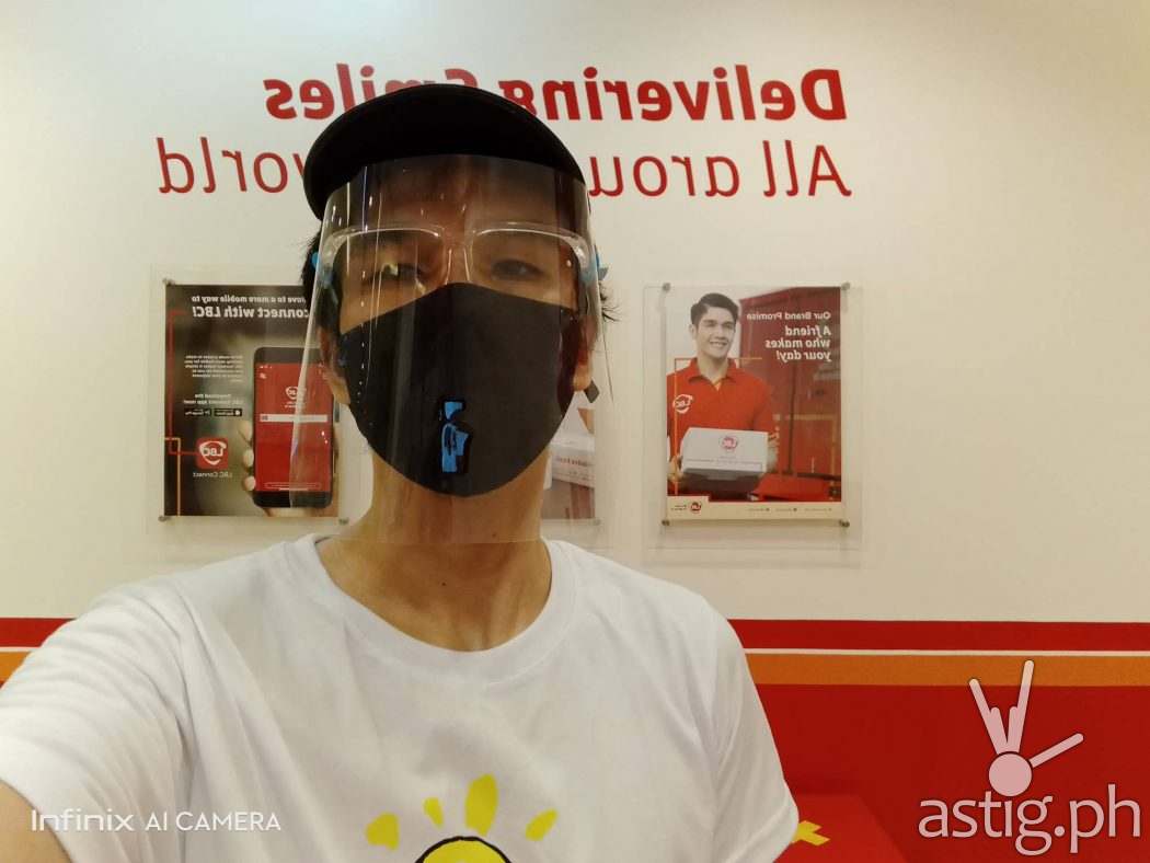 Selfie - Infinix HOT 10 PLAY sample photo