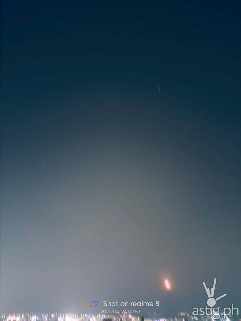 Starry mode - realme 8 sample photo