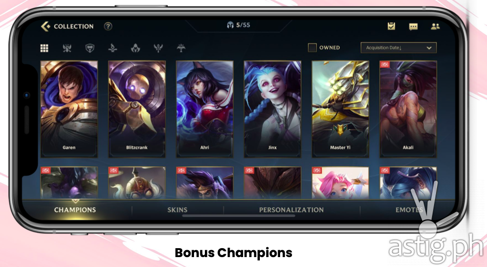 Bonus Champions - Globe RiotGO promo (Philippines)