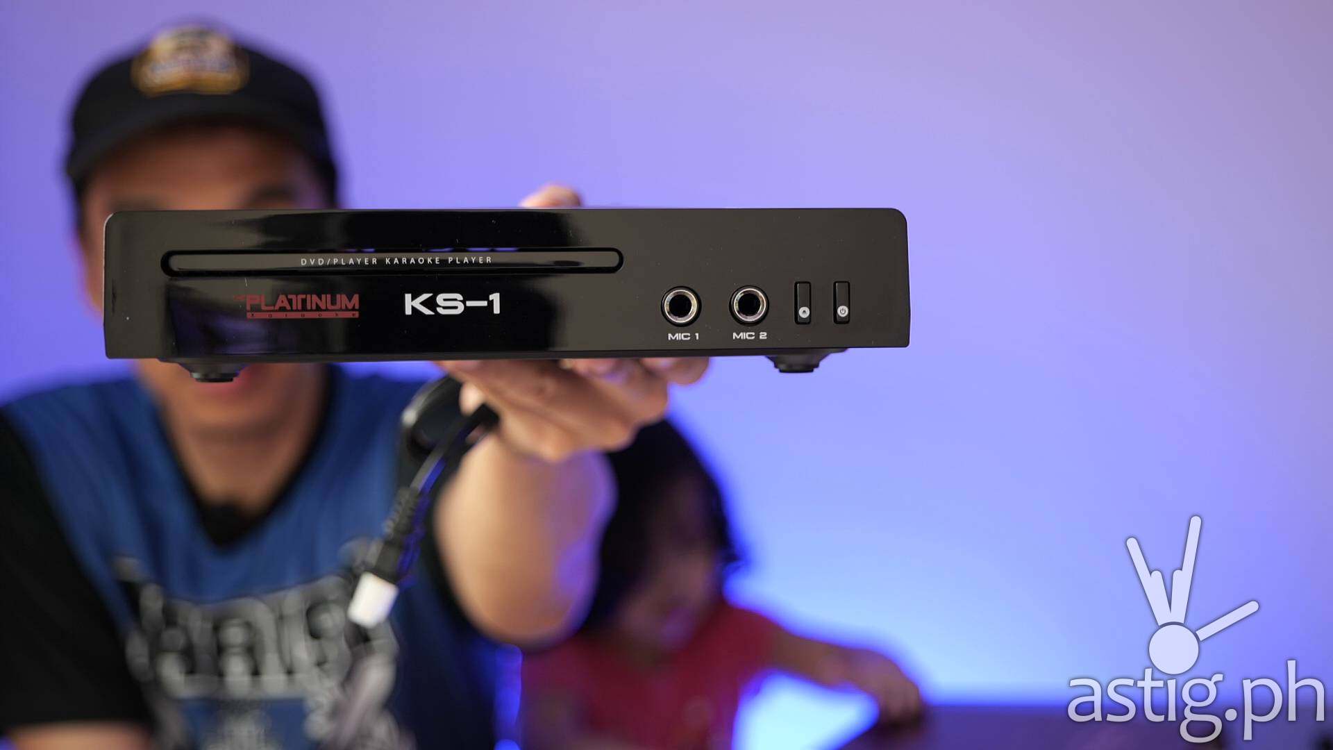 Main player - Platinum Karaoke KS-1 home karaoke videoke system